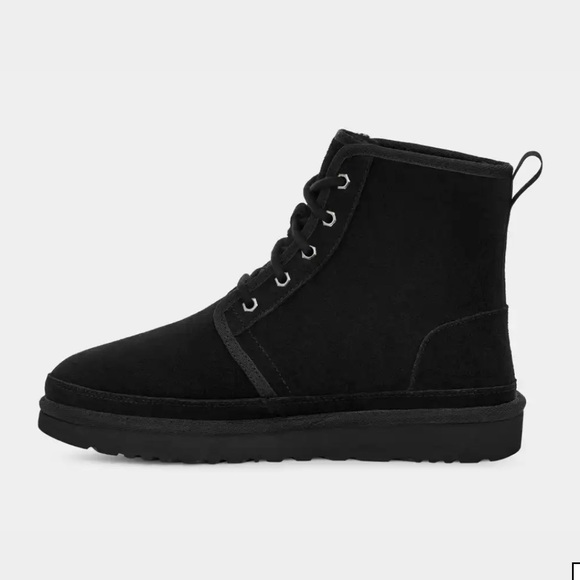 Men’s AUTHENTIC UGG NEUMEL HIGH BLACK CHUKKA BOOT - Picture 3 of 13